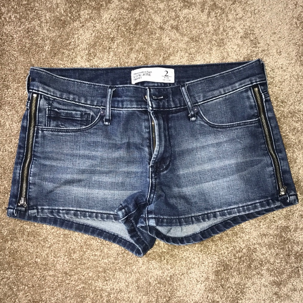 Low Rise Abercrombie and Fitch Denim Shorts